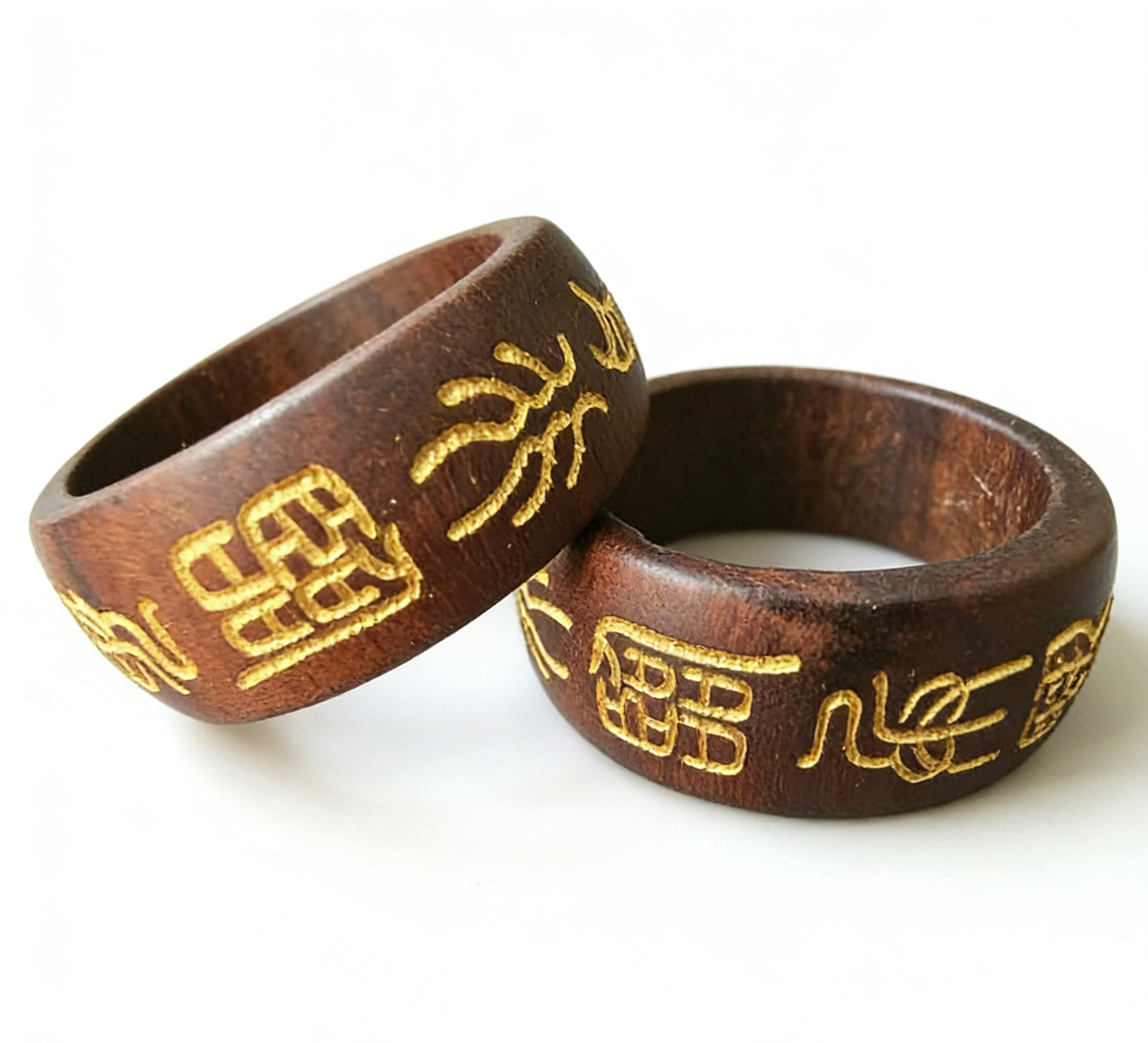 Thunder-Struck Jujube Wood Ring